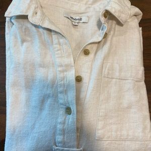 Madewell Flannel V neck